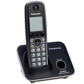 تصویر تلفن بی سیم پاناسونیک مدل KX-TG3711BX Panasonic KXTG3711BX Digital Cordless Phone