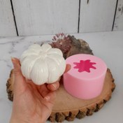 تصویر قالب شمع مدل کدو گرد قطر Silicone Candle Mold