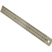 تصویر خط کش فلزی 30 سانتی متری Stainless Ruler 30cm