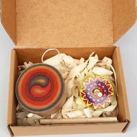 تصویر بازی چوبی فرفره و یویو 