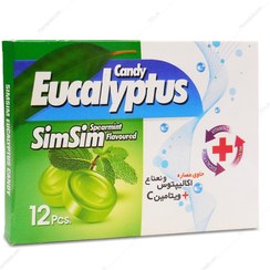 تصویر آبنبات مکیدنی اکالیپتوس سیم سیم طعم نعناع 