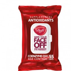 تصویر دستمال مرطوب پاک کننده آرایش آنتی اکسیدان دافی 55 عدد Dafi Antioxidants Make Up Removing Wipes 55 Pcs