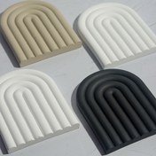 تصویر شیپ عکاسی چوبی طرح رنگین کمان رنگ سفید 