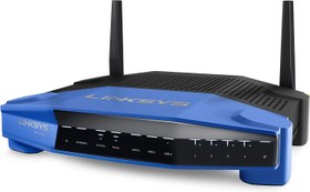 تصویر روتر بی سیم دو بانده و Wi-Fi Linksys WRT1200AC با پورت های گیگابیتی و USB 3.0 و eSATA - ارسال ۷ الی ۱۰ روز کاری 