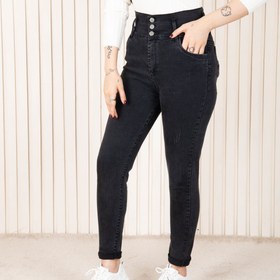 تصویر شلوارجین دخترونه کمر گنی 992 MOBAMO 