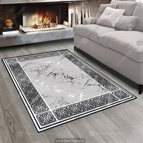 تصویر فرش چاپی طرح سنگ کد h173 