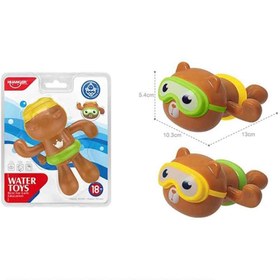 تصویر اسباب بازی حمام خرس کوکی He-8053 هانگر Huanger 