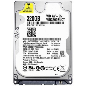 تصویر هارد اینترنال وسترن با ظرفیت 320 گیگابایت notebook WD3200BUCT 320GB Western Digital Internal Hard Disc