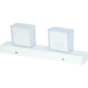 تصویر چراغ دکوراتیو 12 وات مدل برلیان فلزی Zanis white metallic 12 watt decorative lamp