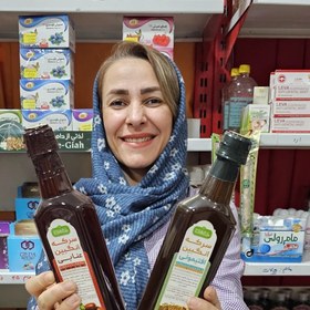 تصویر سرکه انگبین عنابی 