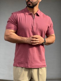 تصویر پولوشرت نیم زیپ zara 