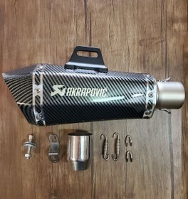 تصویر اگزوز قهرمانی تمام کربن AKRAPOVIC 