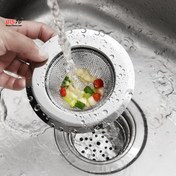 تصویر صافی سینک ظرفشویی استیل سایز بزرگ 