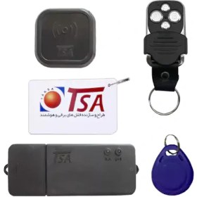 تصویر قفل برقی کاویان P701 ریموتی و کارتی 