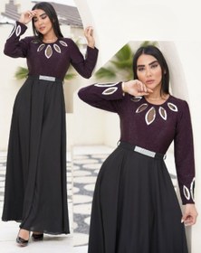 تصویر لباس مجلسی و شب ماکسی مدل شعله - کله غازی / سایز42/44 Dress and long night