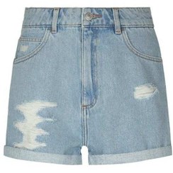 تصویر شلوارک زنانه جین آبی روشن Tally Weijl 