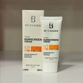 تصویر کرم ضد آفتاب +SPF50 بیزانس مناسب پوست خشک و حساس 40 میلی لیتر 