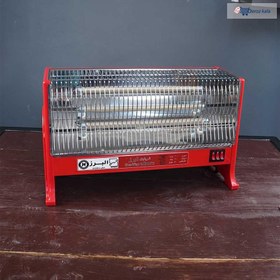 تصویر بخاری برقی 3 شعله ساده سفال البرز مدل 2000 وات Alborz HEH2000-A 2000w Heater