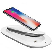 تصویر شارژر بی سیم با قابلیت پاوربانک مایپو مدلPower Club X با ظرفیت 5000 میلی آمپر ساعت Mipow Wireless Charger SPQ09 Power Cube X3