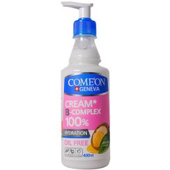 تصویر کرم بدن روغن آرگان پمپی ۲۰۰ میل کامان پوست چرب Comeon Argan Oil Body Cream Pump 200ml