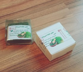 تصویر صابون جلبک اسپرولینا Handmade spirulina algae soap