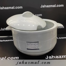 تصویر سوپ خوری درب دار هتلی سفید چینی تقدیس 