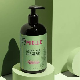 تصویر شامپو رزماری میل [تقویت کننده و ضد ریزش مو ارگانیک میله] اصل آمریکا Mielle Rosemary mint Strengthening shampoo