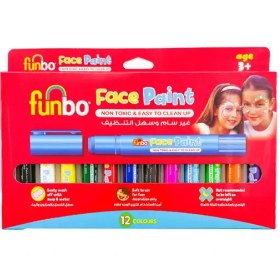 تصویر funbo ست گریم صورت 12 رنگ 