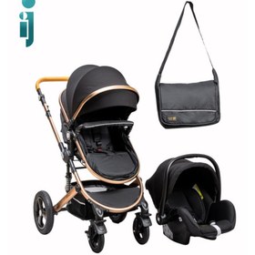 تصویر سرویس کالسکه کیکابو مدل Claude 3in1 ا kikka boo Claude 3in1 baby strollers kikka boo Claude 3in1 baby strollers