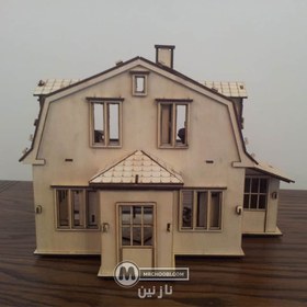 تصویر لگو چوبی خانه عروسکی چوبی 
