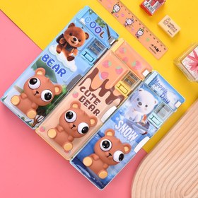 تصویر جامدادی مگنتی اسکوییشی طرح دایناسور دورو 