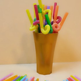 تصویر نی فنری رنگی 