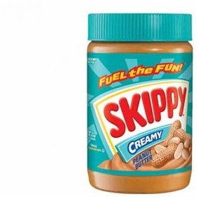 تصویر کره بادام زمینی اسکیپی کرمی۴۵۲گرم skippy 