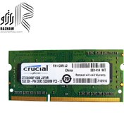 تصویر رم 2 گیگابایت DDR3 لپتاپ برند کروشیال باس 10600 