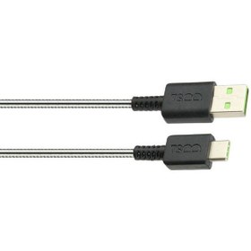 تصویر کابل شارژ تسکو مدل TCC 302 TSCO TC C302 3A 1M TYPE-C CABLE