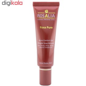 تصویر ژل ضد آکنه رزالیا مدل Rosa Pure حجم 30 میلی لیتر 