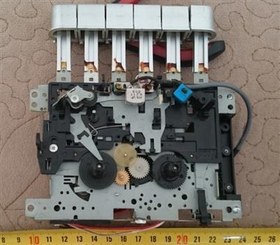 تصویر شاسی کامل پخش و ضبط نوار کاست با برد پری آمپلی 