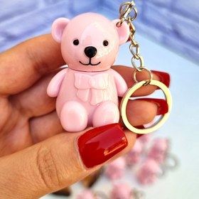 تصویر لیپ گلاس شاین دار خرسی، جاکلیدی دار - شماره 3 ا Shiny bear lip gloss, with a key chain Shiny bear lip gloss, with a key chain