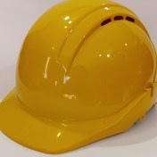 تصویر کلاه ایمنی پی اس فور - زرد 