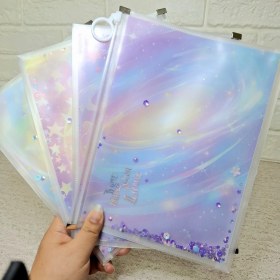 تصویر پوشه A5 پولک‌دار 