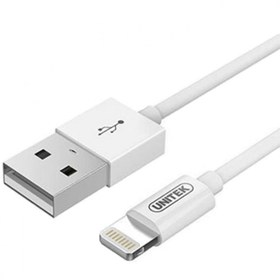 تصویر کابل تبدیل USB به لایتنینگ یونیتک مدل Y-C499WH طول 1 متر 