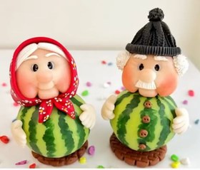 تصویر دکوری یلدایی هندوانه یلدایی