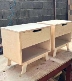 تصویر پاتختی چوبی a205 