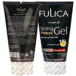 تصویر ژل موی سر فولیکا مشکی بسیار سخت 