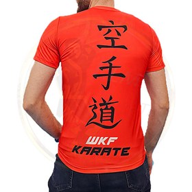 تصویر تیشرت کاراته طرح WKF برند هایاشی 