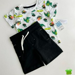 تصویر تیشرت و شلوارک پسرانه وارداتی GTSH135 