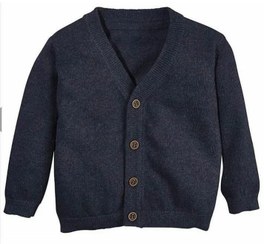 تصویر ژاکت بافت ریز : صفر تا 6 ماه - 0 تا 2 ماهه ا Fine knit jacket Fine knit jacket