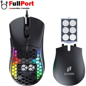 تصویر ماوس مخصوص بازی ایلون مدل GM8 ELEVEN gaming mouse model GM8