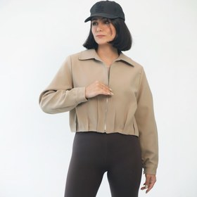 تصویر بامبر زیپدار جنس کتان زارا 