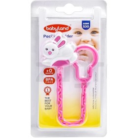 تصویر بند پستانک بیبی لند مدل 530 Baby Land Pacifier Holder 530